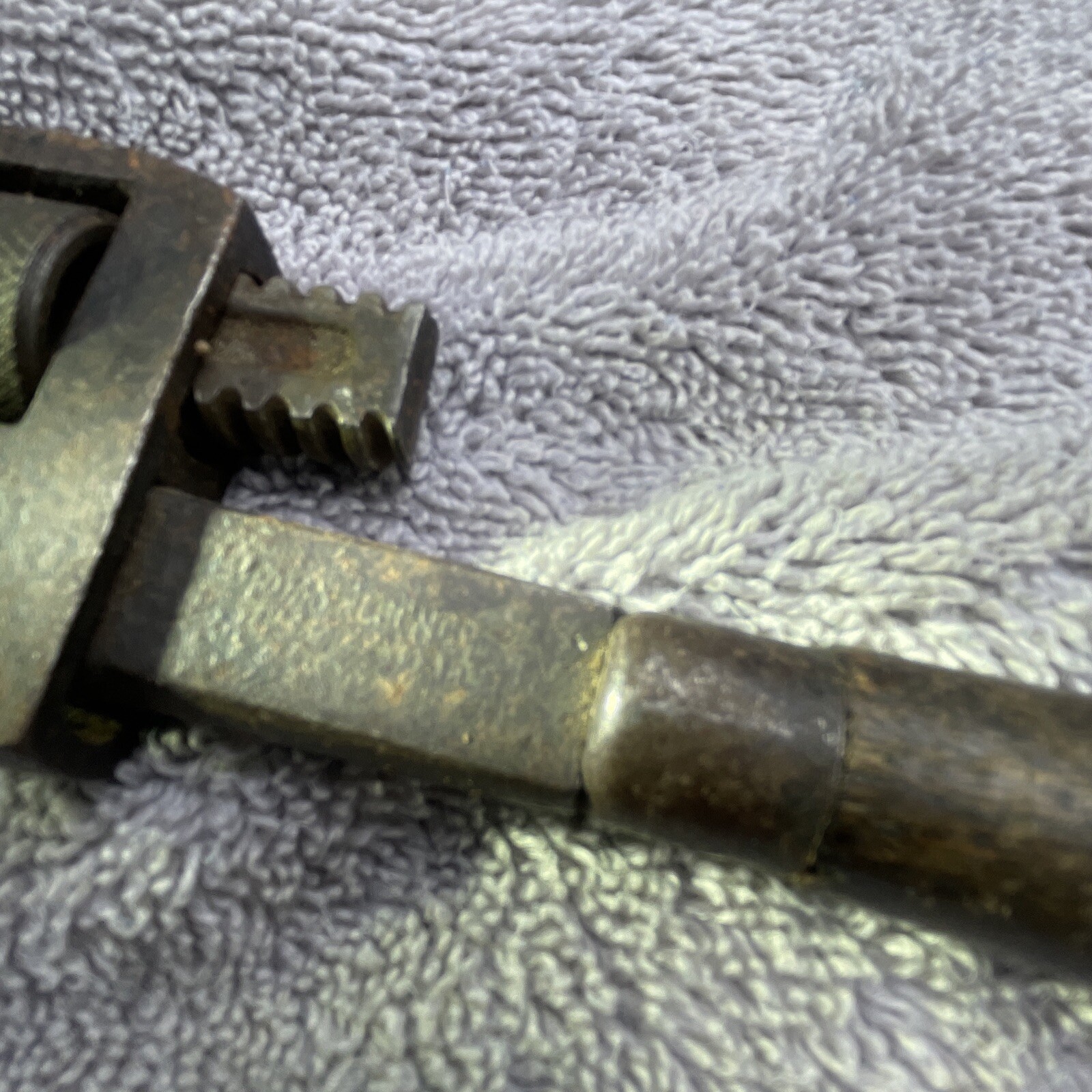Monkey Wrench Wood Handle 7”