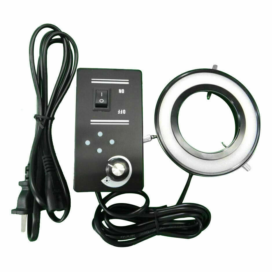 144LED Ring Light Source Illuminator Four Zones Adjustable Stereo Microscope