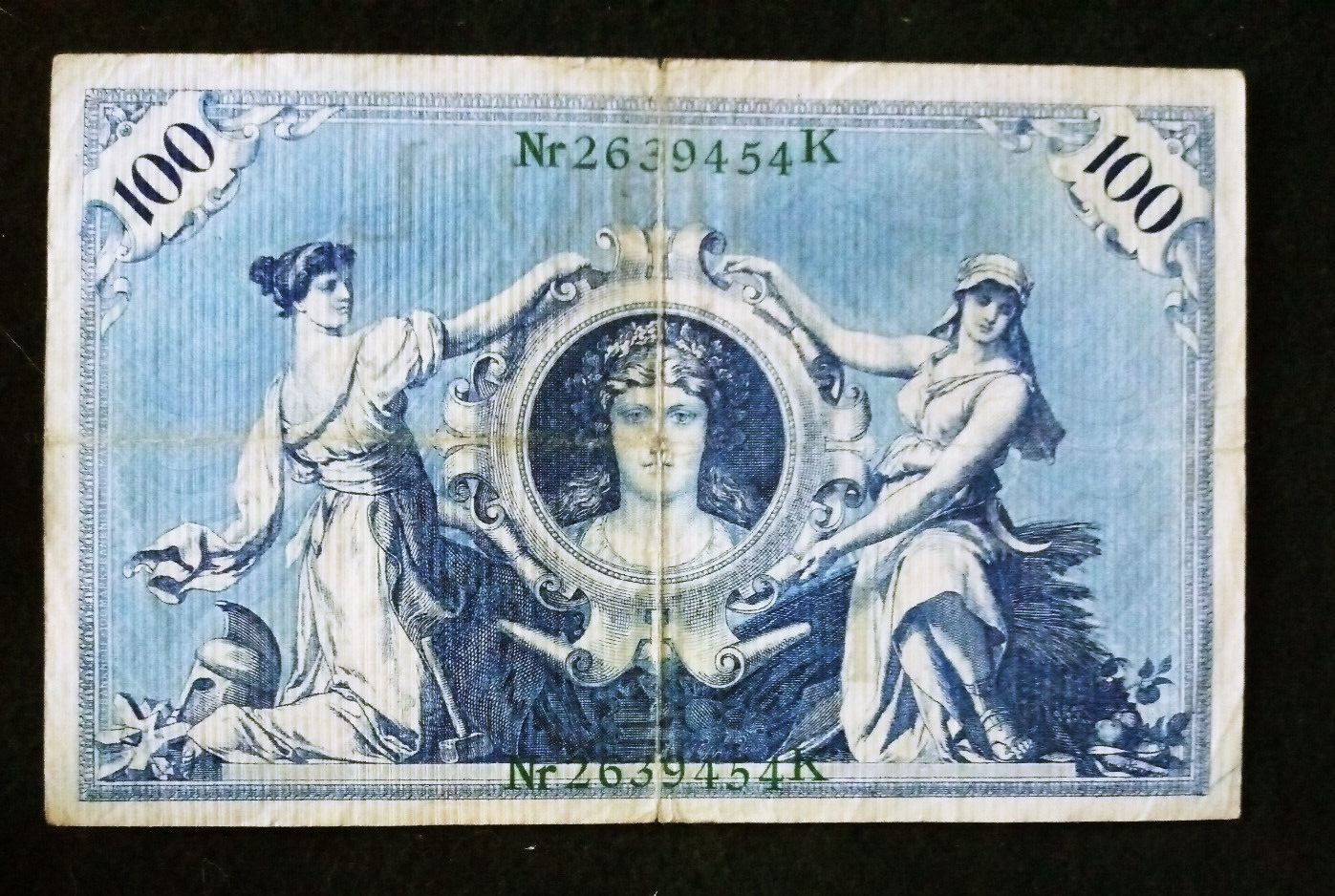 1908 Germany 100 Mark Banknote Circulated