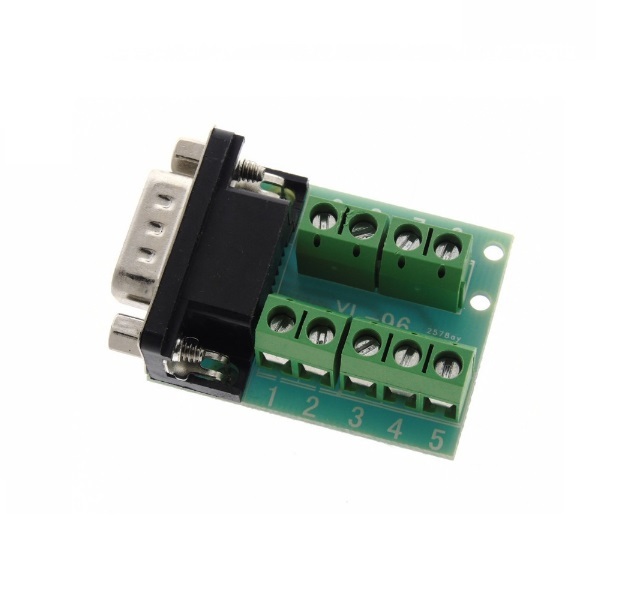 DB9 male adapter signals Terminal module RS232 Serial to Terminal DB9 connector