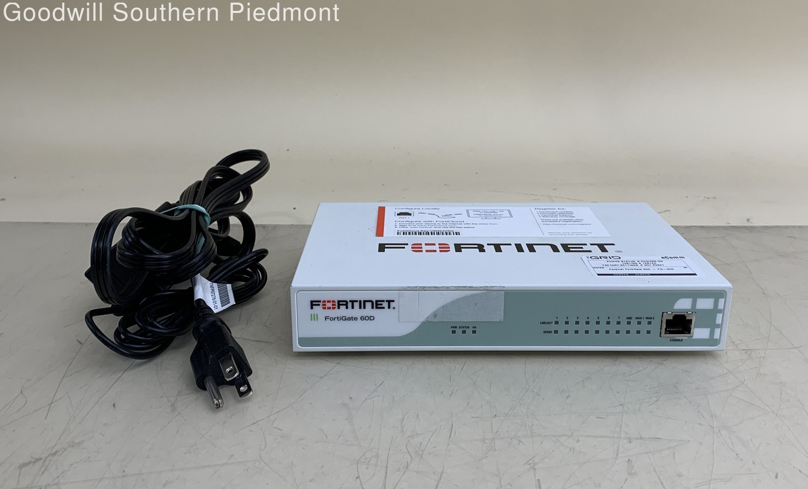 Fortinet FORTIGATE-60D FG-60D-USG Network Firewall - Tested (#GY35R3)