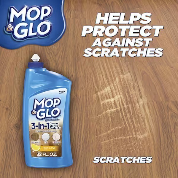 Mop and Glo Professional Multi-Surface Floor Cleaner - 64 oz. 2-Pack NEW