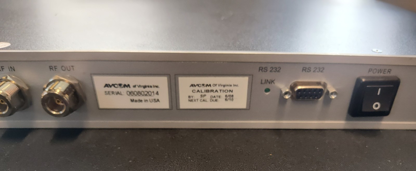 Avcom RSA-3000N Remote Spectrum Analyzer