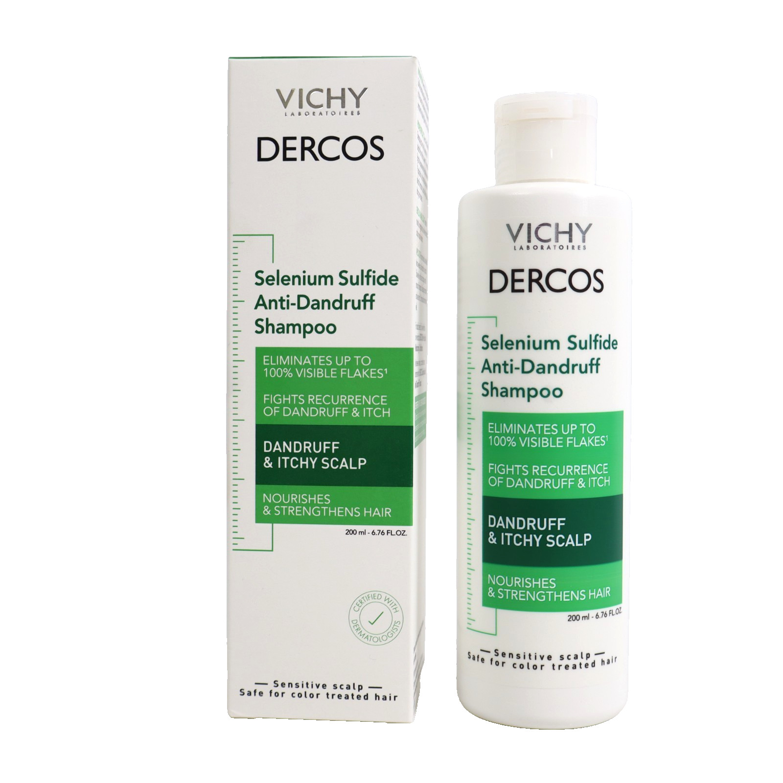 VICHY Dercos Anti-dandruff 2in1 Dermatological Conditioning Shampoo EXP 06/2026+