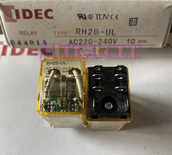10pc/BOX new FOR IDEC RH2B-UL AC220-240V Relay 10A 8Feet