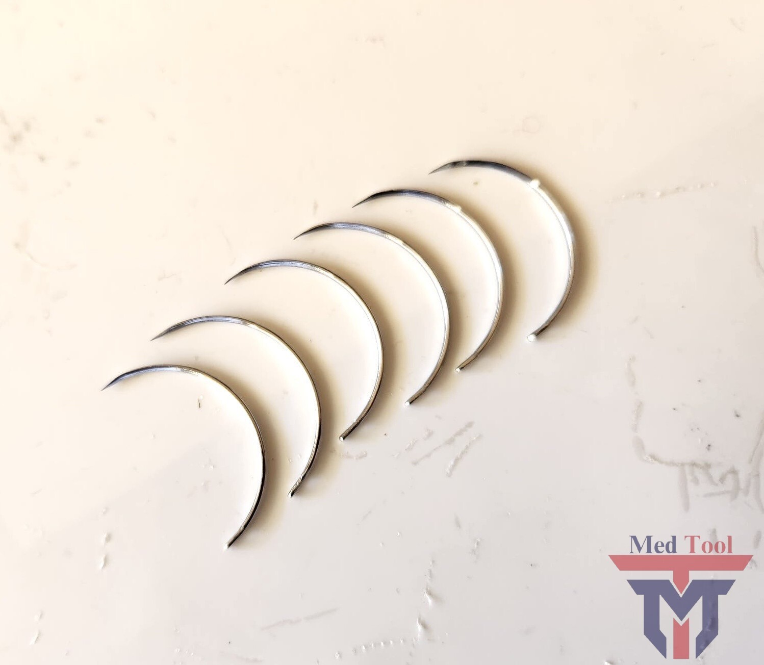 Pack Of 6 Pcs Suture Needle 1/2 Circle# 1 Surgical Instruments