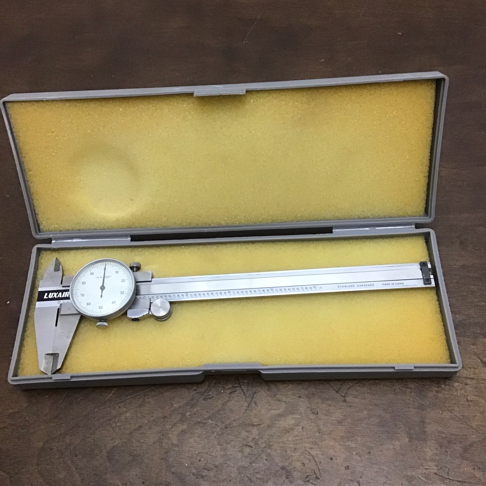 Luxair 0-6” Caliper In Case Hardened Stainless .001”