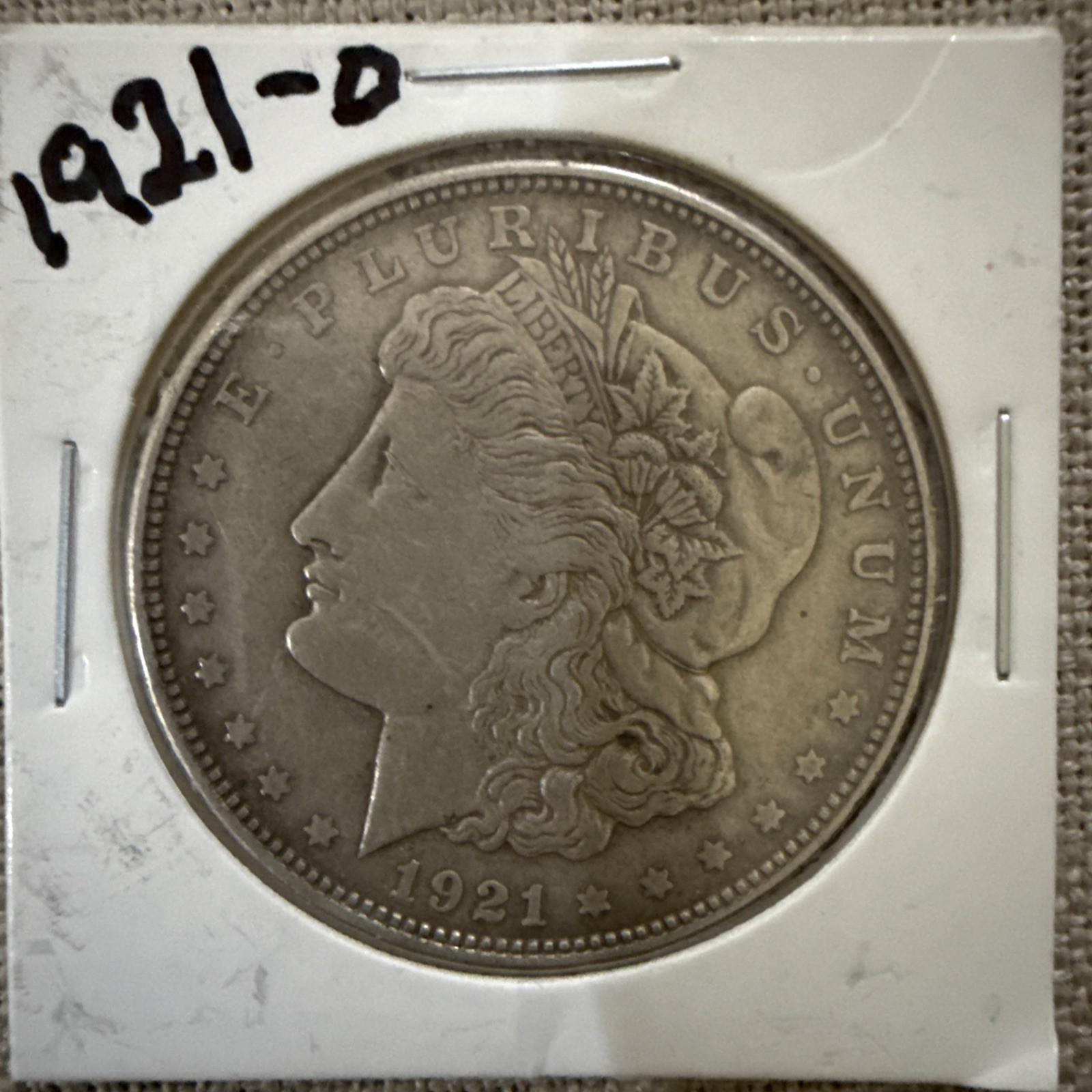1921-D Key Date The Only Denver Minted Morgan Silver Dollar Last Year Mintage