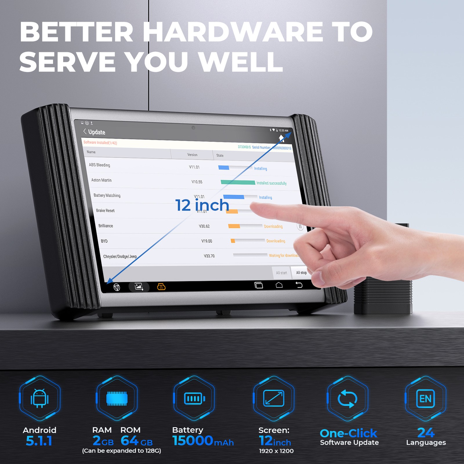 2025 TOPDON Phoenix PRO OBD2 Vehicle Diagnostic Scanner Programming Tool