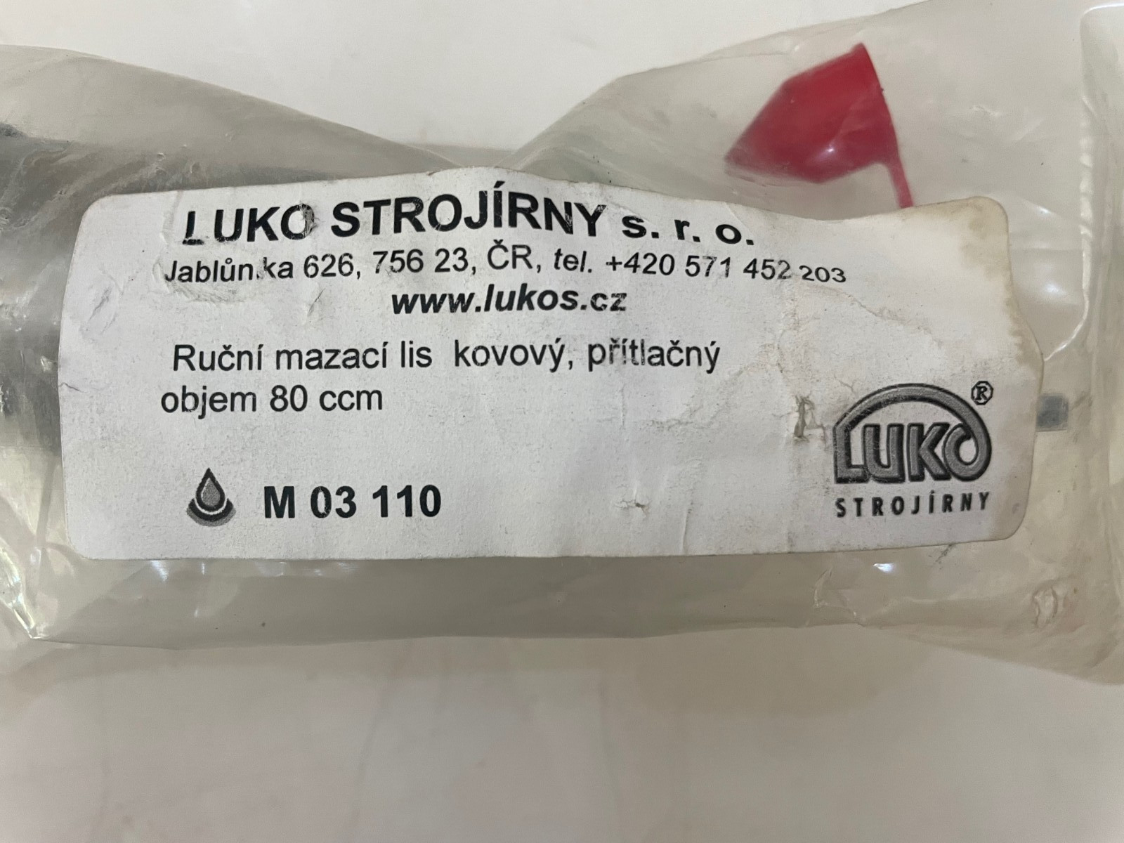 Luko Strojirny M 03 110 New Sealed