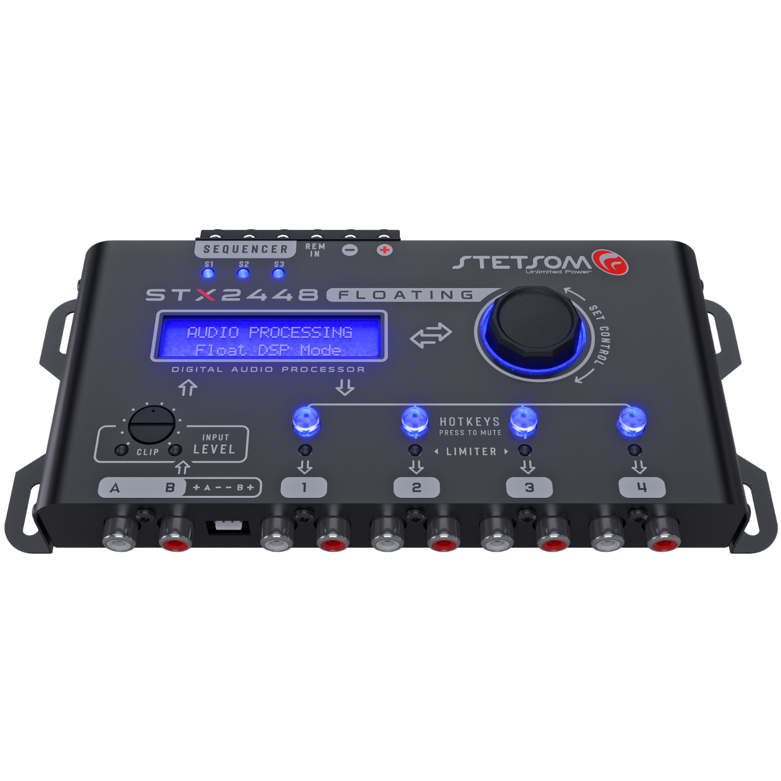Stetsom STX 2448 Floating - DSP, Car Audio Processor, RCA & High Input