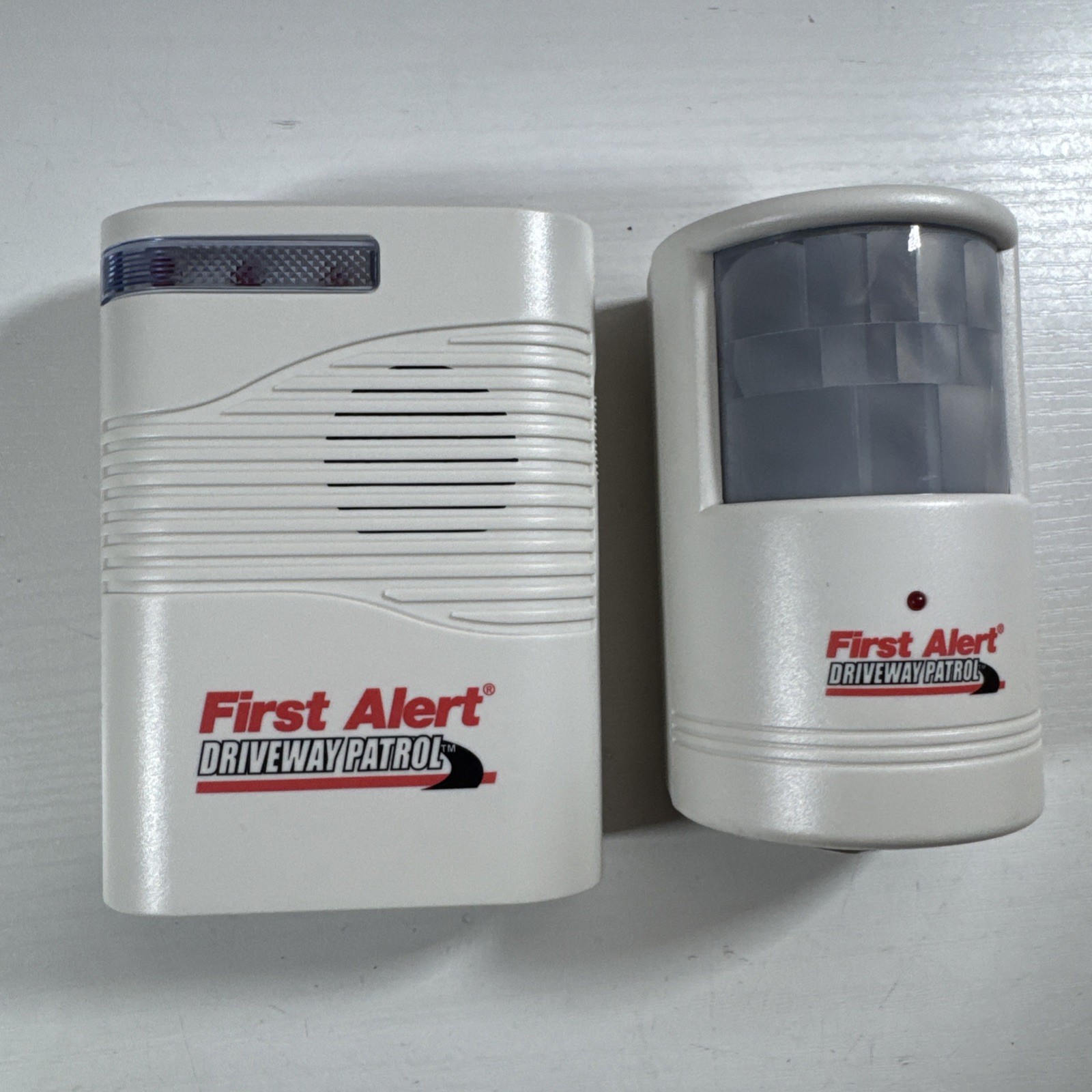 Driveway Patrol 0790RX Wireless Driveway Alarm PIR Sensor Chime Beige System