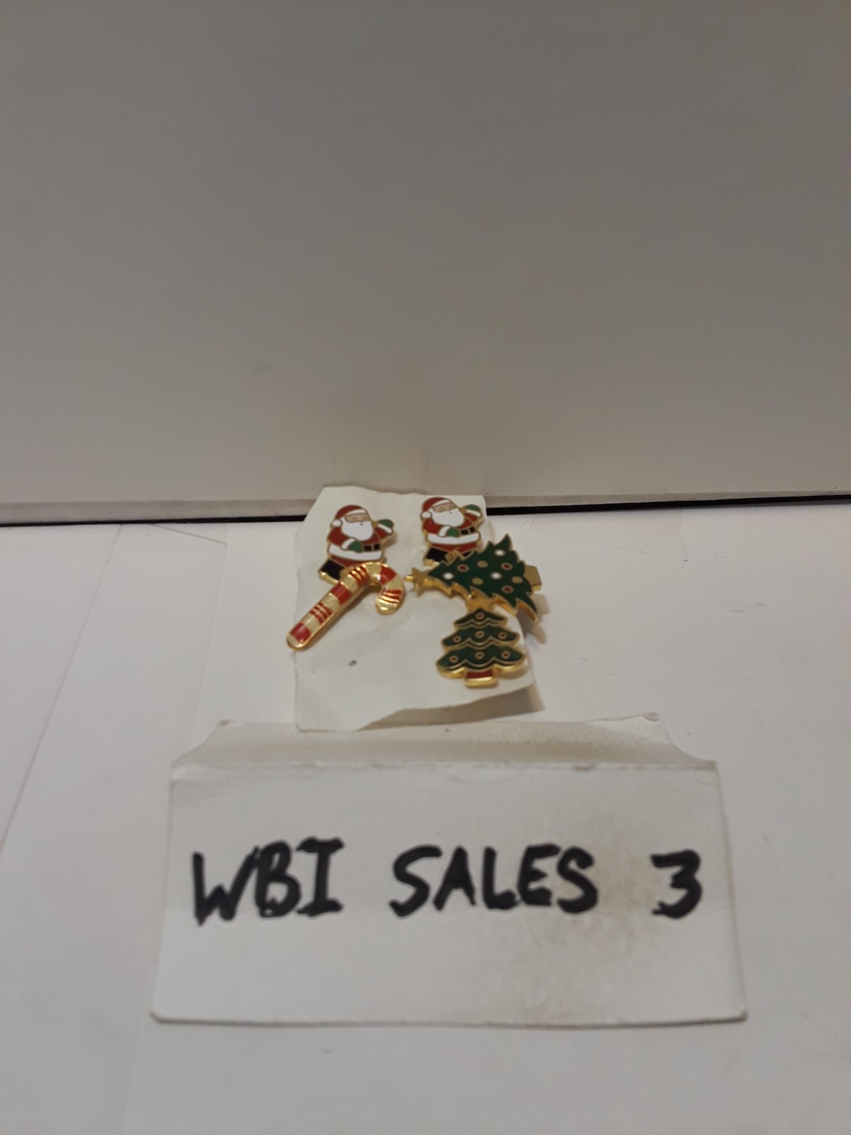 Lot of 5 Christmas Lapel Pins