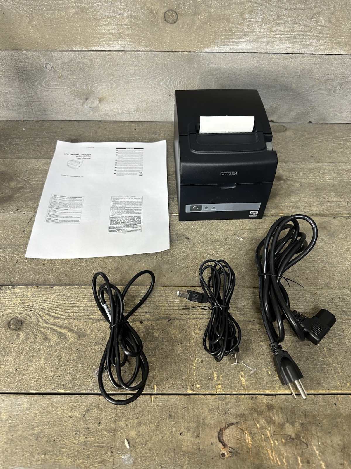 Citizen CT-S310II UBK TZ30-M01 Thermal POS Receipt & Barcode Printer USB/Serial