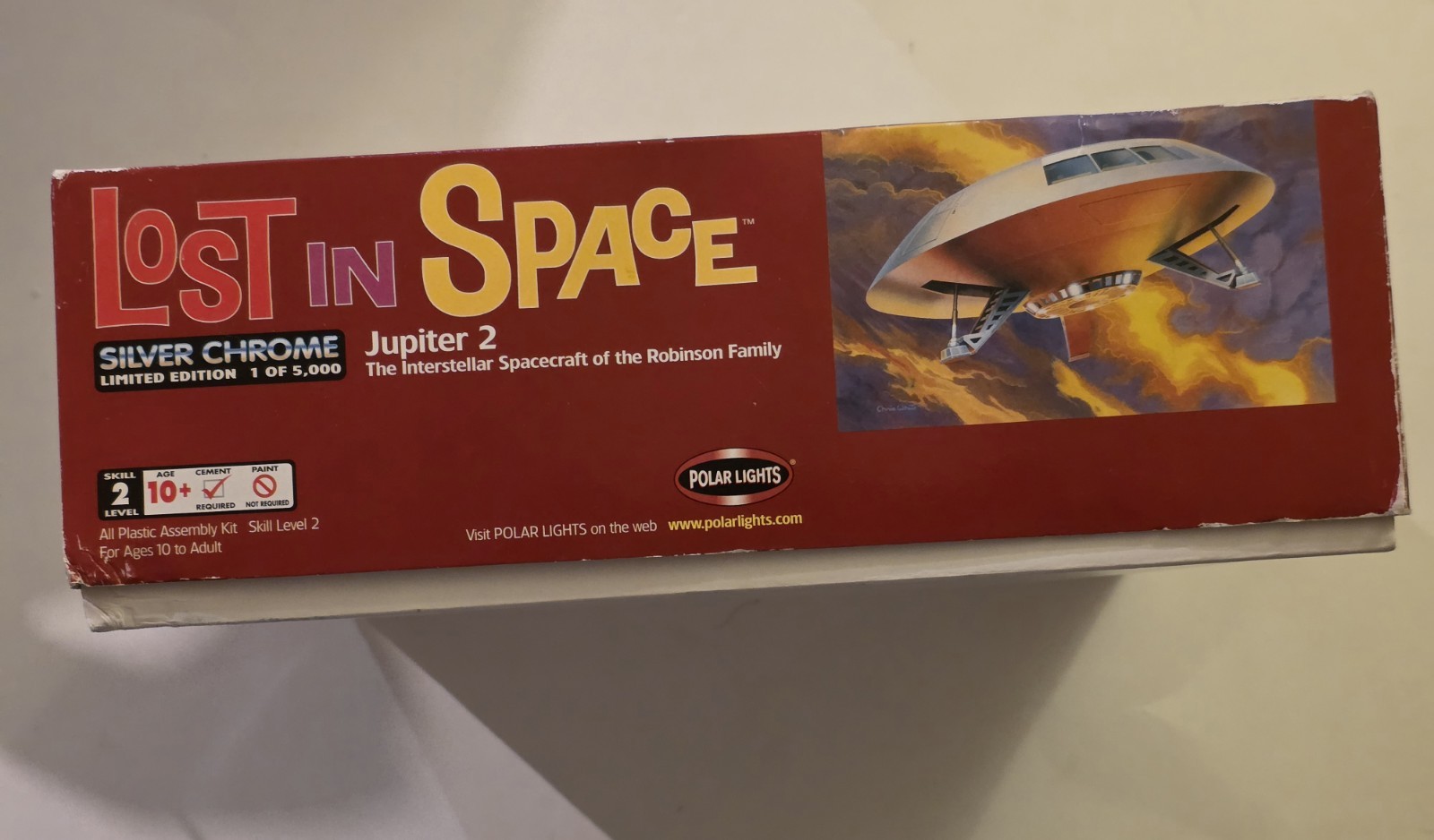 JUPITER 2 Polar Lights SILVER CHROME Limited Edition. New open box sealed pkgs