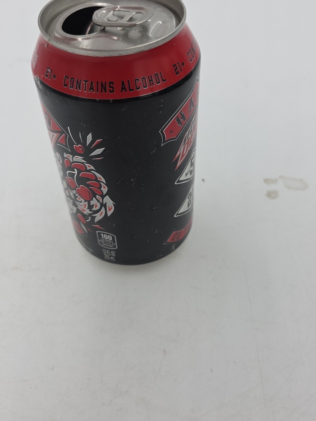Mountain Dew EMPTY Can - HARD Mountain Dew - Black Cherry - Tiger Graphics