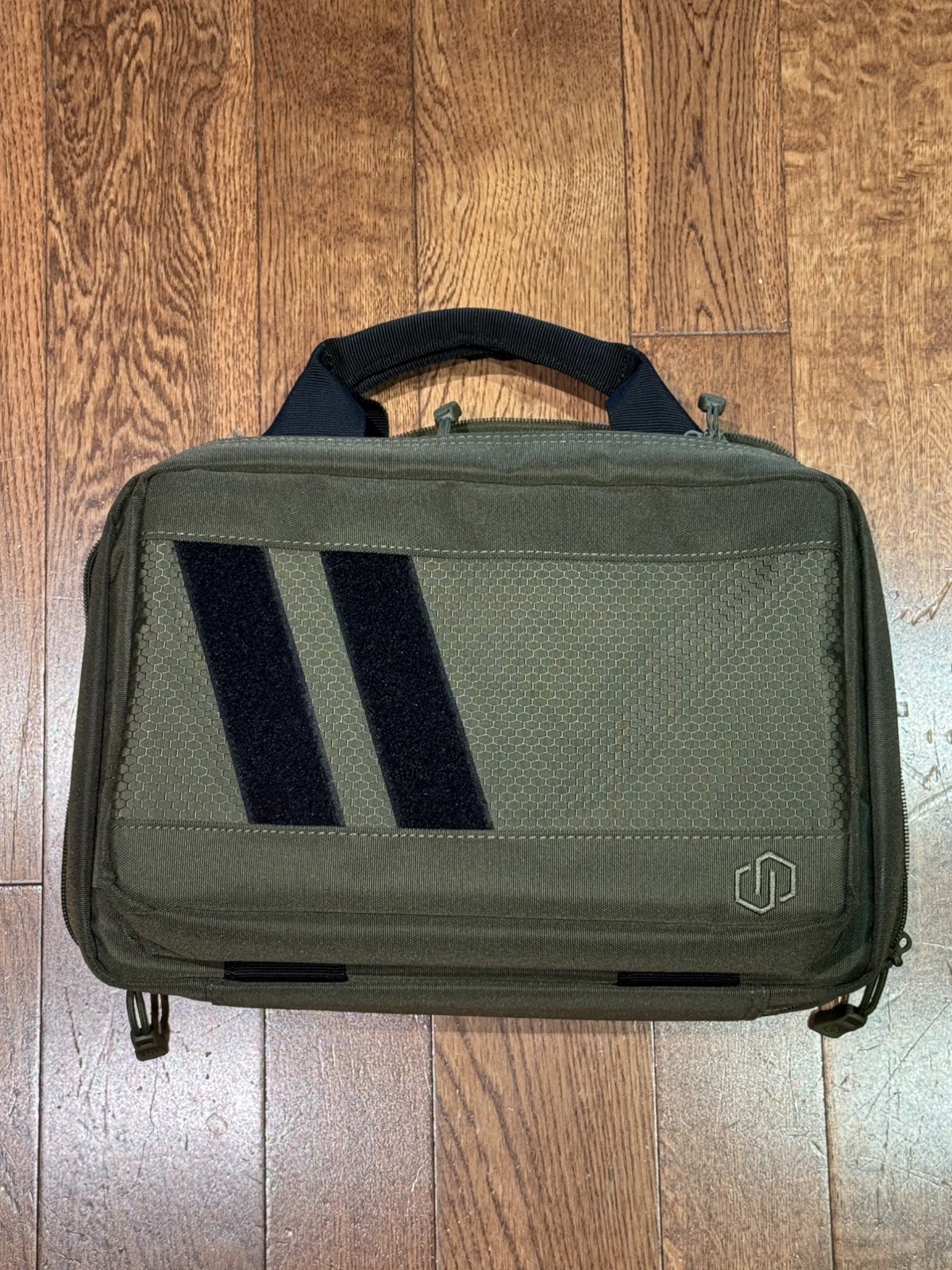 Savior Equipment Specialist Double Pistol Case Tactical Handgun Range Bag Green