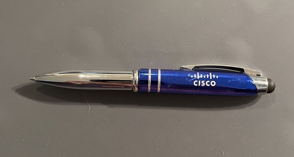 Cisco pen 3 in 1 Stylus+Ballpoint Pen+LED flashlight