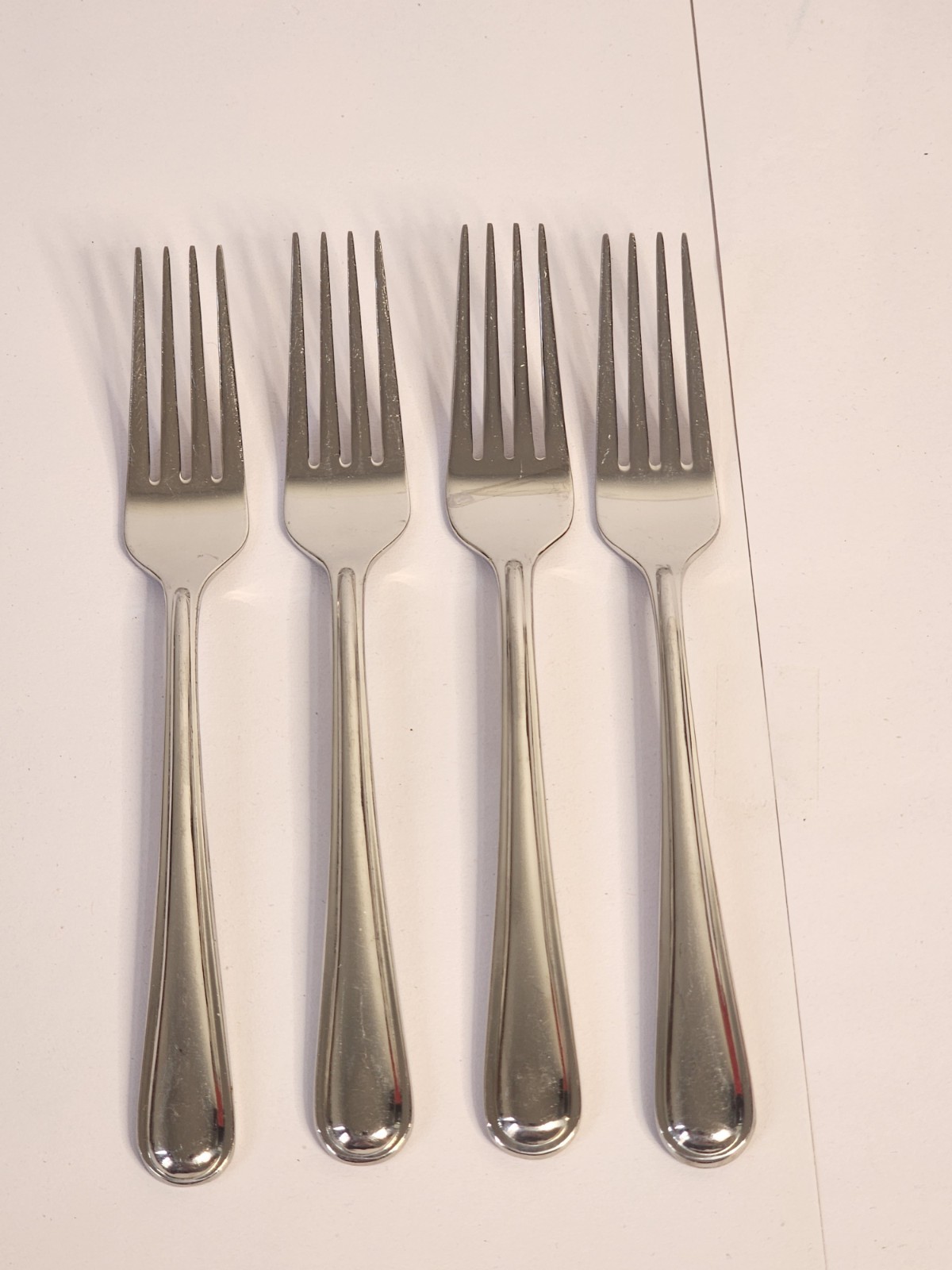 Lenox Halsted Salad Forks Stainless Steel Flatware 7.25”