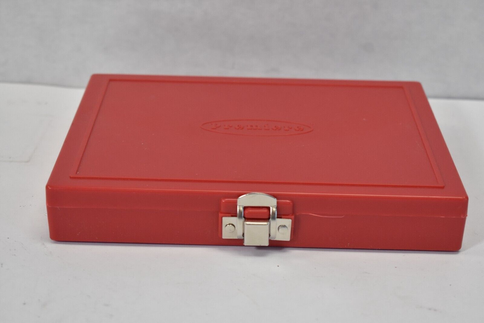 Premiere Red Storage Box Case 8-1/4" x 6-1/2" Container w Project Date Tracker