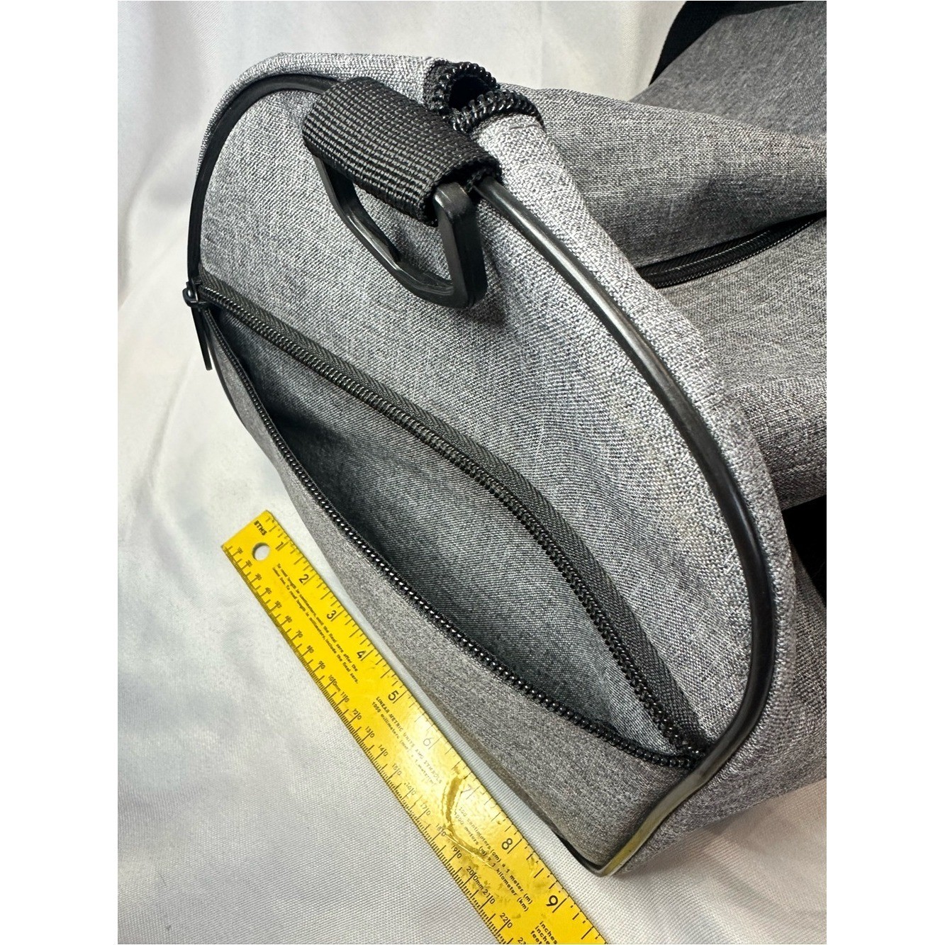 Dickies Gray Travel Duffel with Black Straps