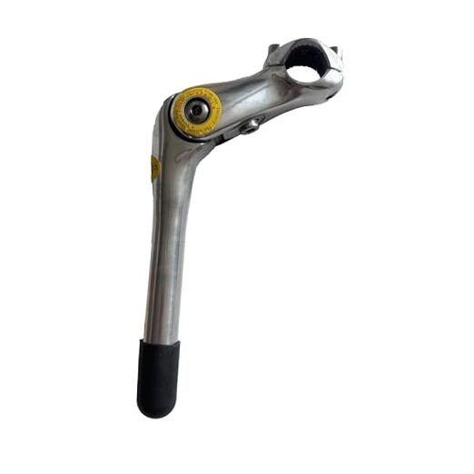 XYAUTO Bike Quill Stem 90mm*25.4mm, Adjustable Bike 22.2x25.4mm Silver
