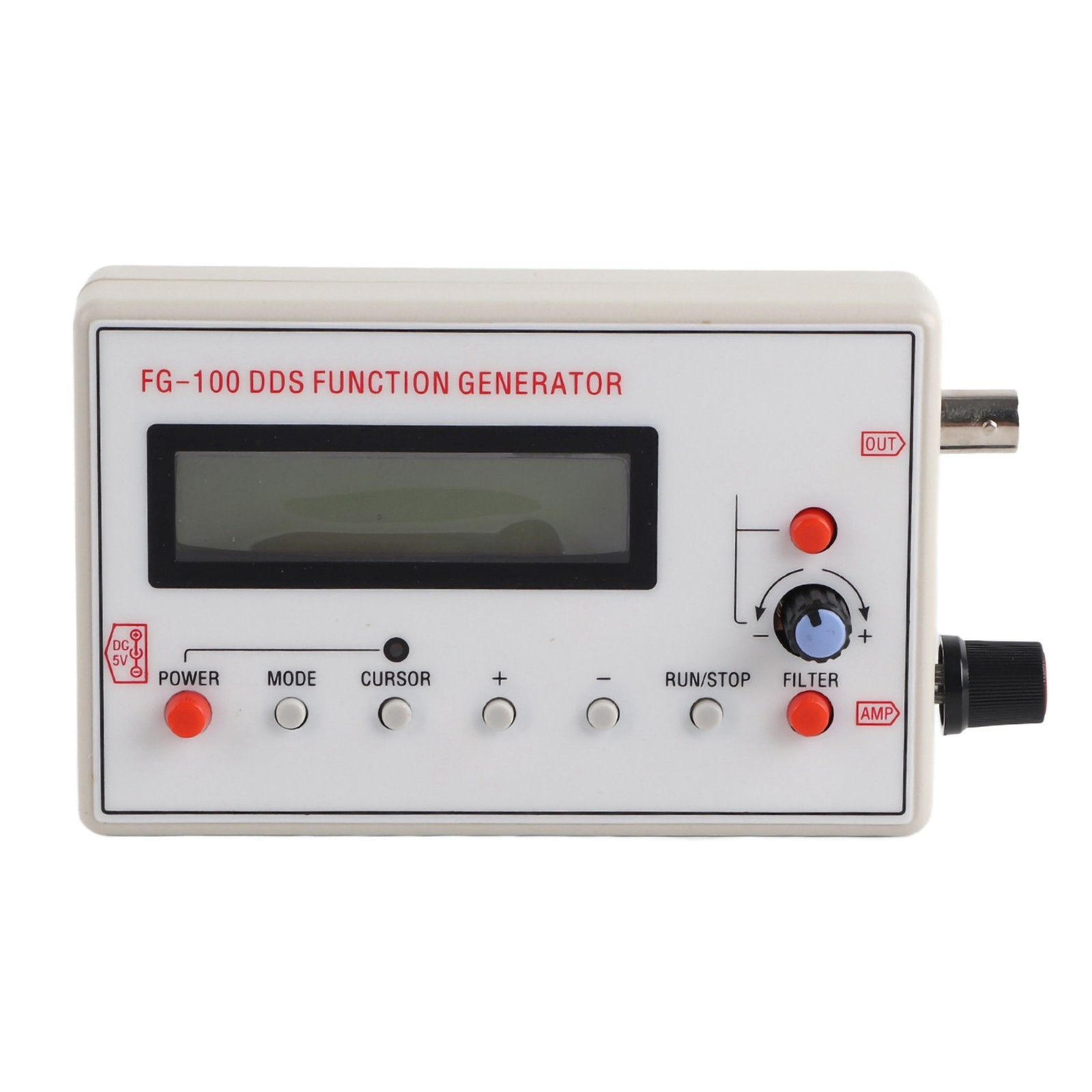 FG-100 DDS Function Generator Sine 1Hz-500KHz Counter Signal Source