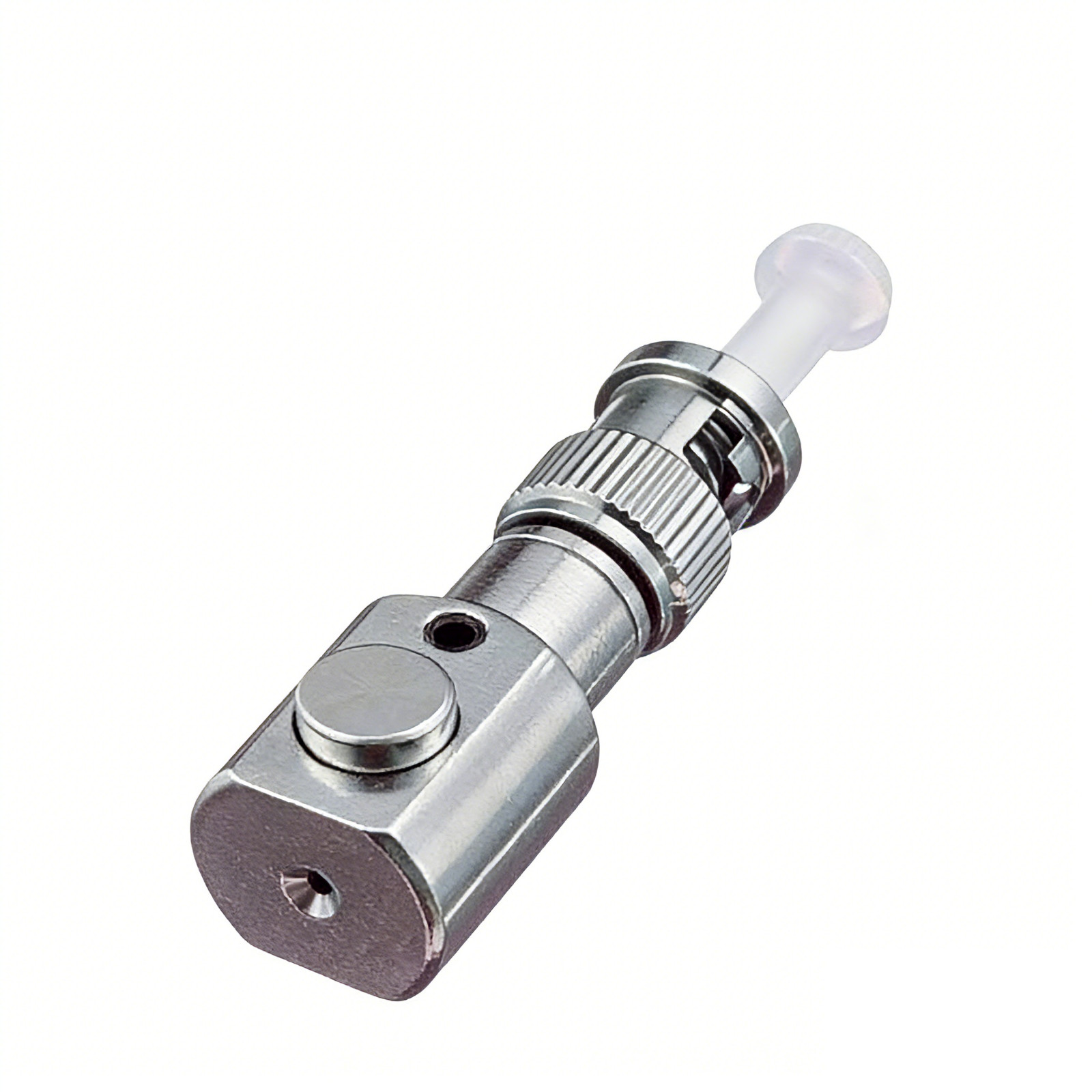 ST Bare Fiber Adapter Round Type ST/PC Fiber Flange Coupler For OTDR Fiber Teste