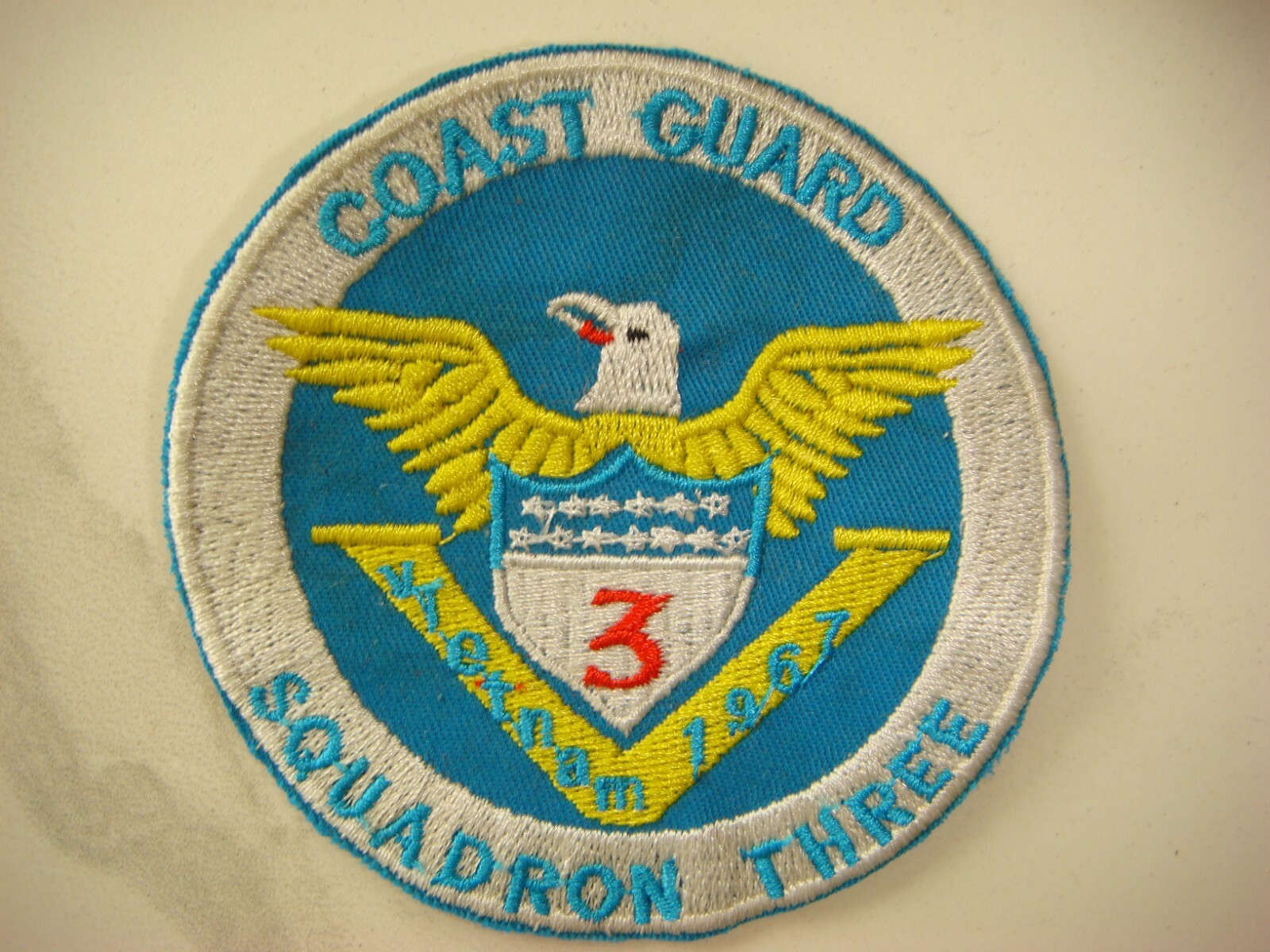 US COAST GUARD SQUADRON 3, VIETNAM WAR PATCH