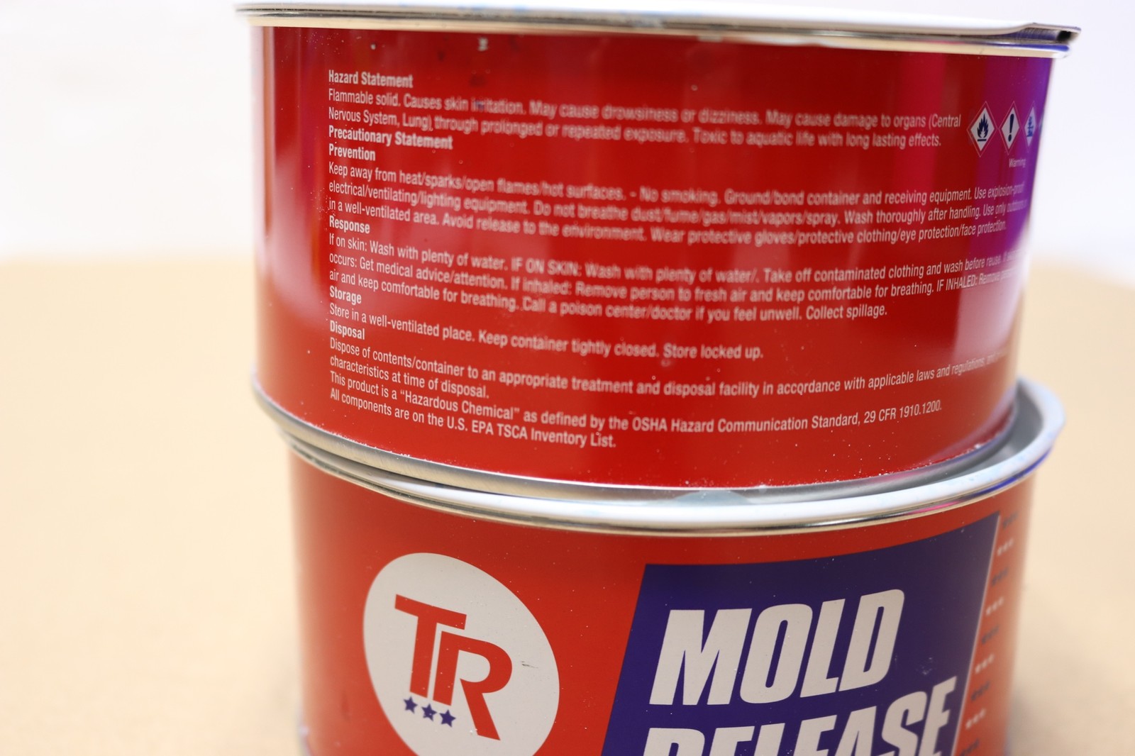 2x Lot TR 14oz High-Temp Mold Release