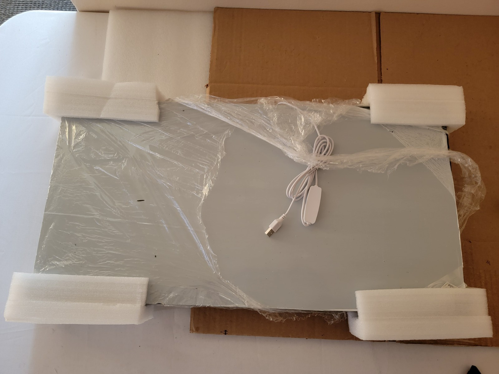 Clear Acrylic Display Case with LED Lights,Dustproof Showcase Display Box
