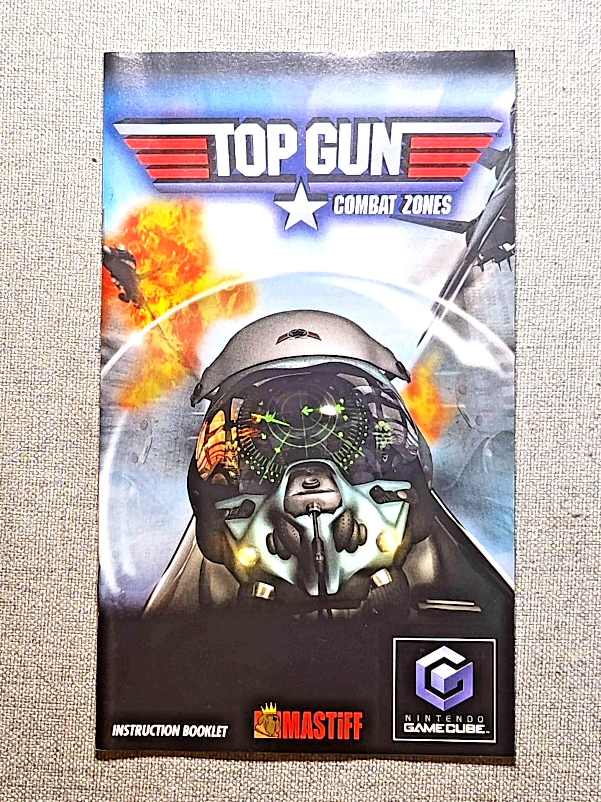 Top Gun Combat Zones Instruction Manual Only - GameCube