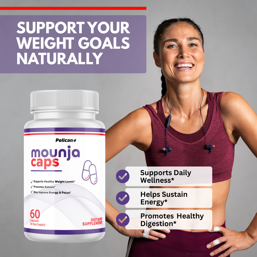 Mounja Caps- Metabolism Support, Weight Management Supplement- 3 Bottles