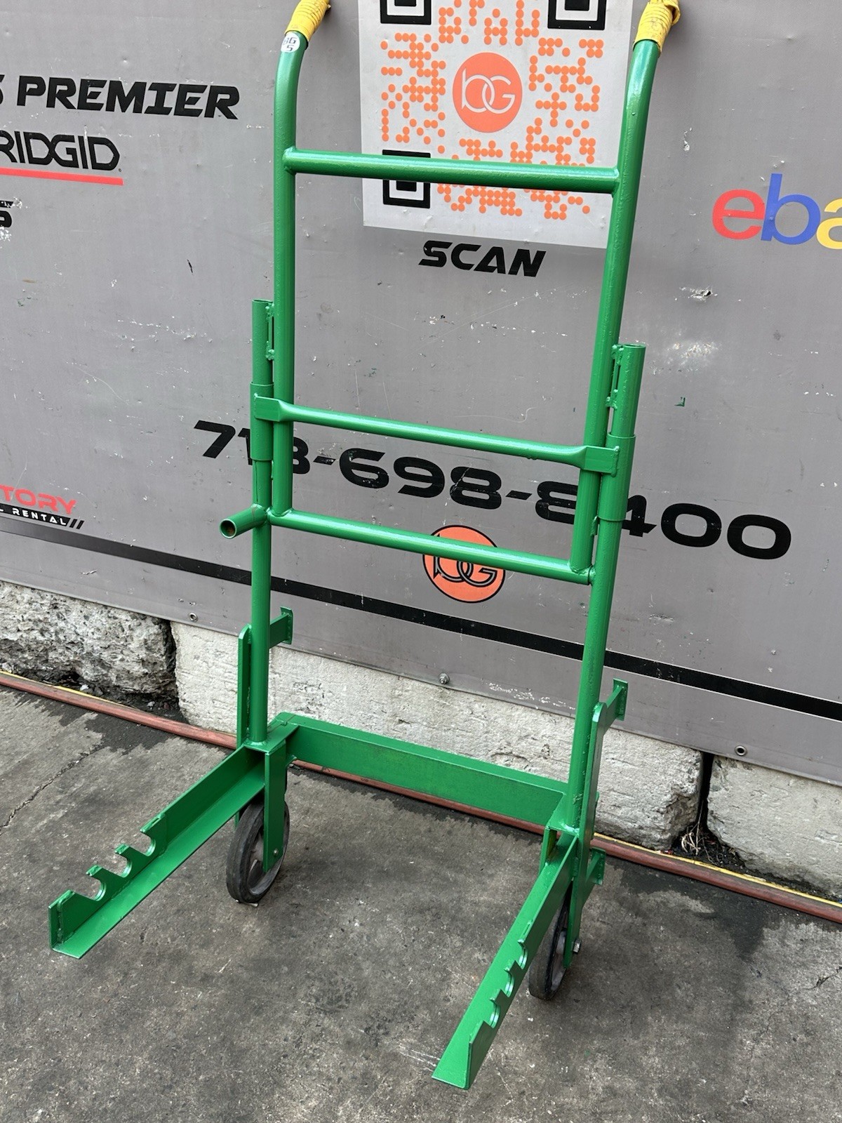 Greenlee 916 Wire Cable Reel Transporter Cart Nice Unit #BG5