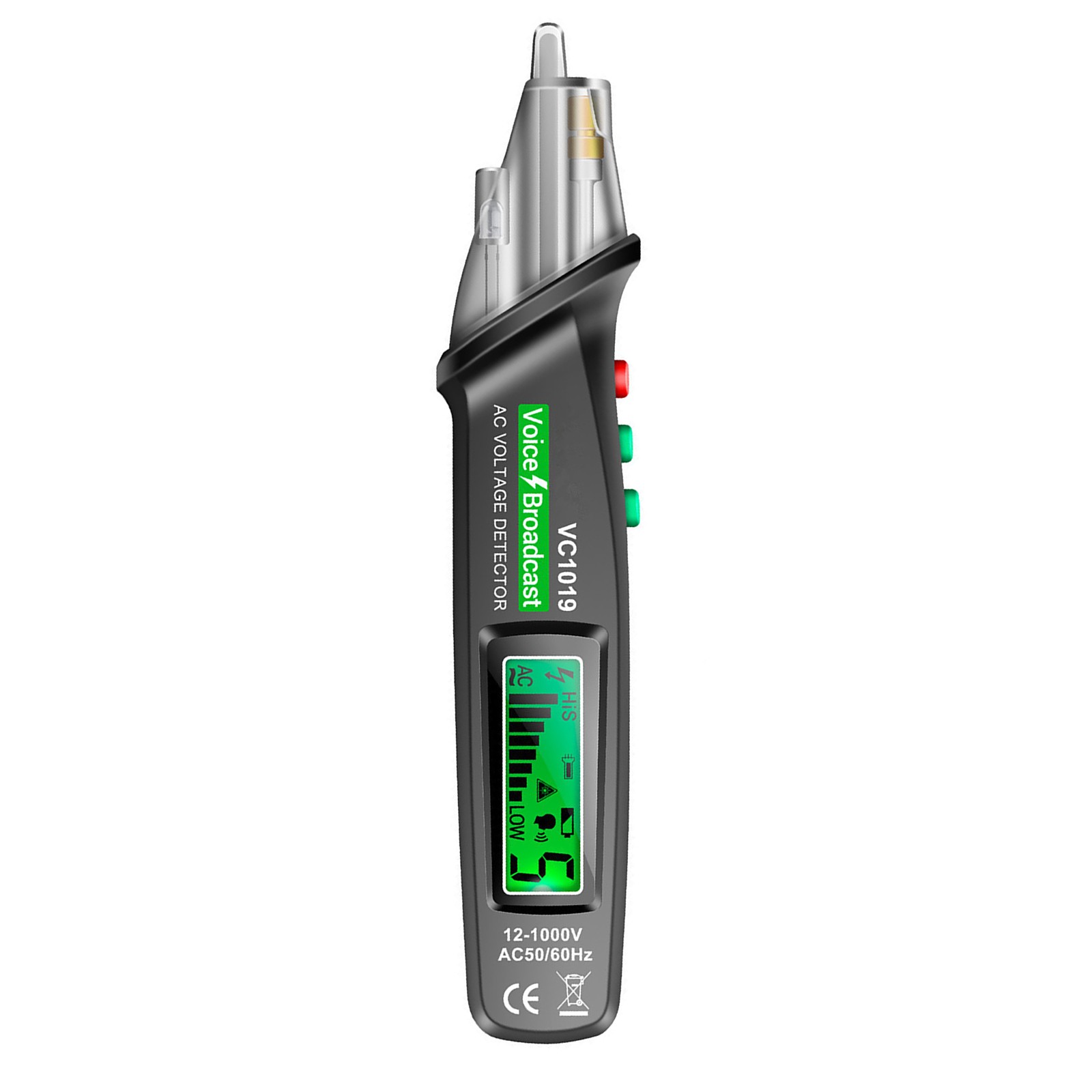 12-1000V Test Pen Non-Contact Voltage Detector Positioning Voltage Tester Kit