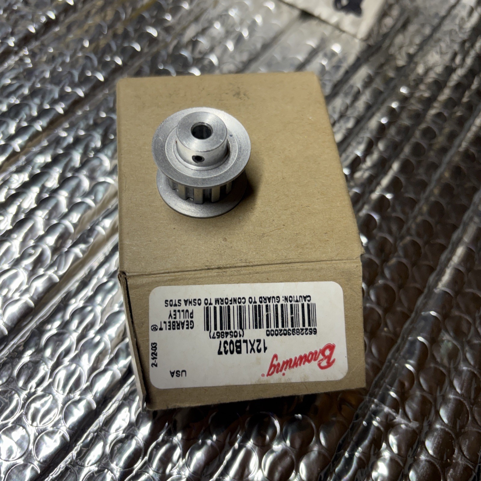 Browning Timing Belt Pulley 12XLB037 (AB1) nos
