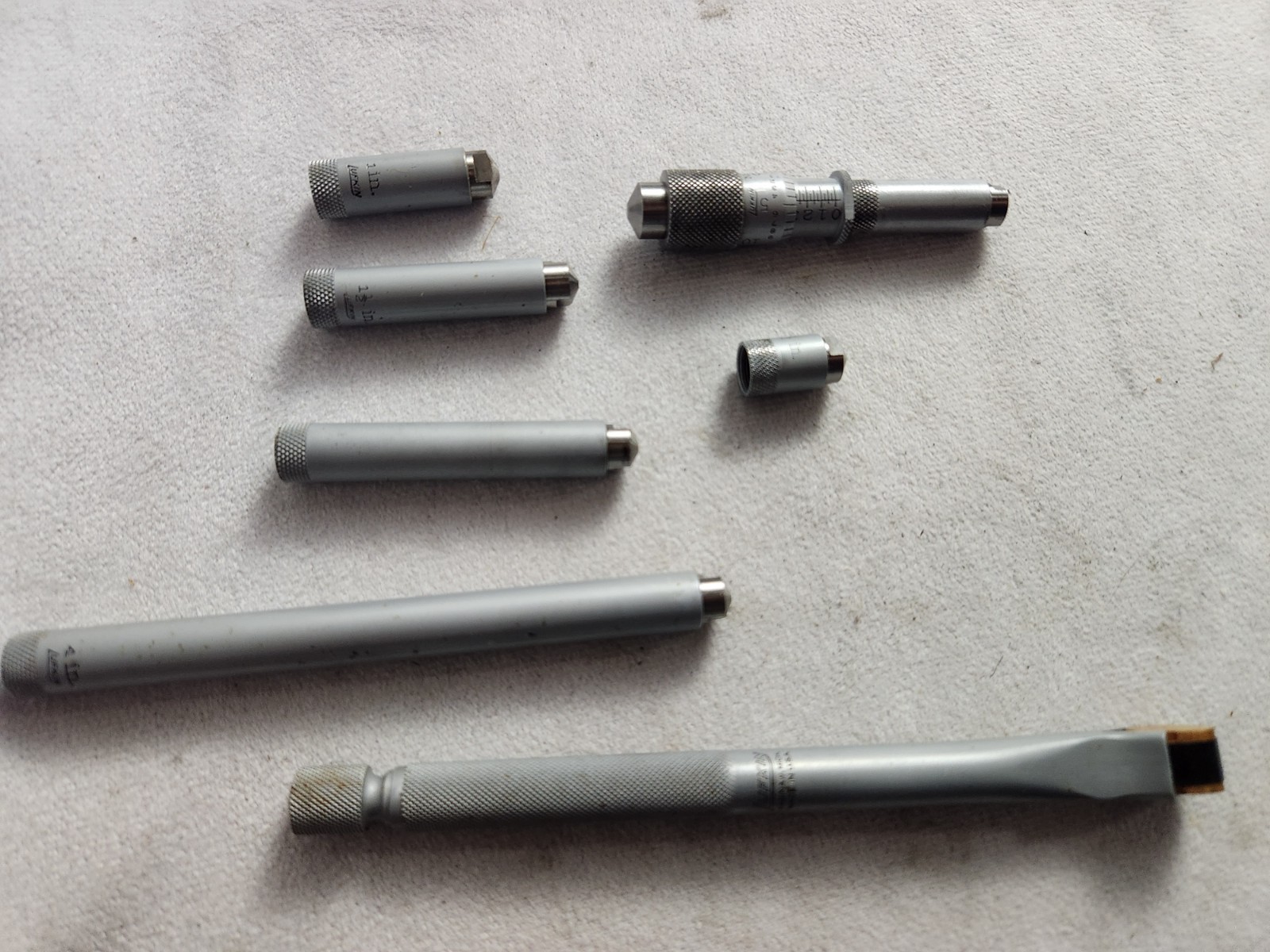 LUFKIN RULE NO 680A Inside Micrometer SET 1.5-8" Complete
