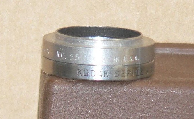 Kodak Series V No.55  28.4mm Screw-In Adapter with Retaining Ring