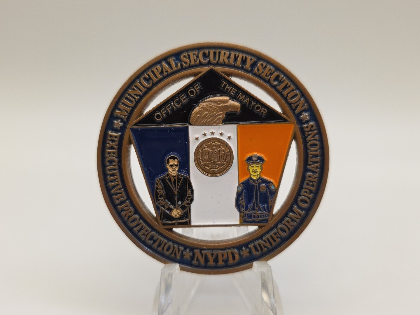 NYPD Intelligence Bureau Executive Protection Office of the Mayor Challenge Coin