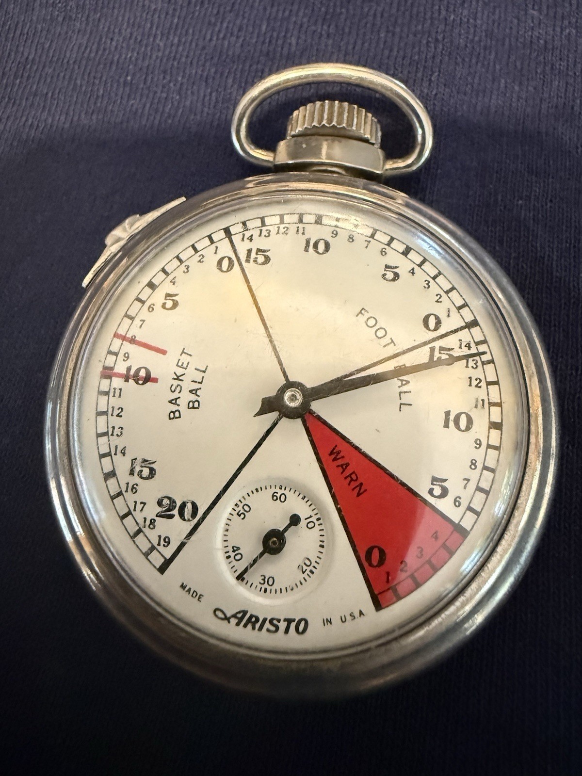 Vintage Aristo Timer Football Basketball Stopwatch Works