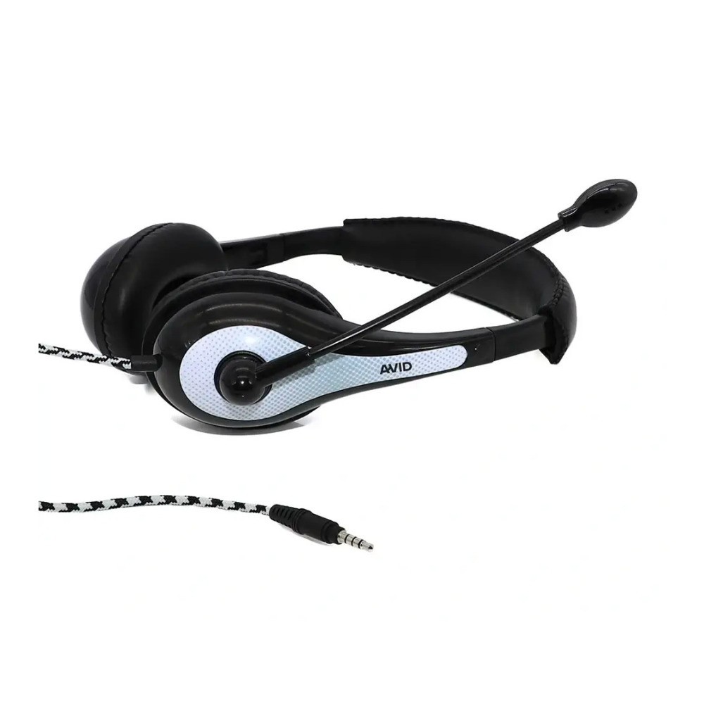 AVID Education AE 36 Headset Noise Cancelling Mic 3.5mm Plug (White)