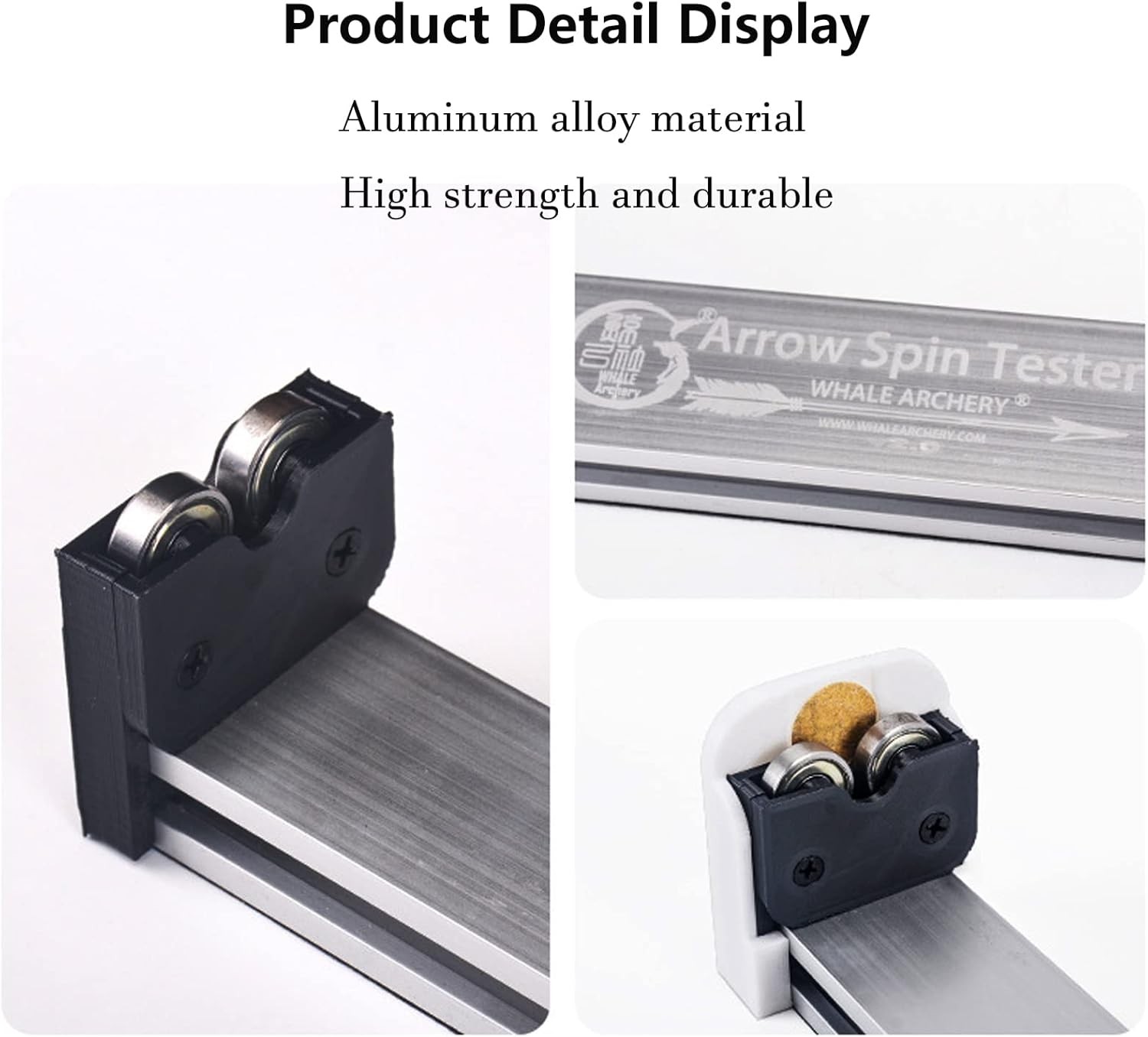Archery Arrow Spinner Tester Straightness Detector Tool Vane Tuning...