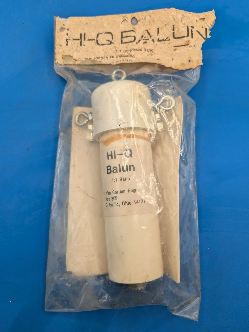 Vintage Van Gorden HI-Q Balun 1:1 Ratio Antenna Matching Transformer RE