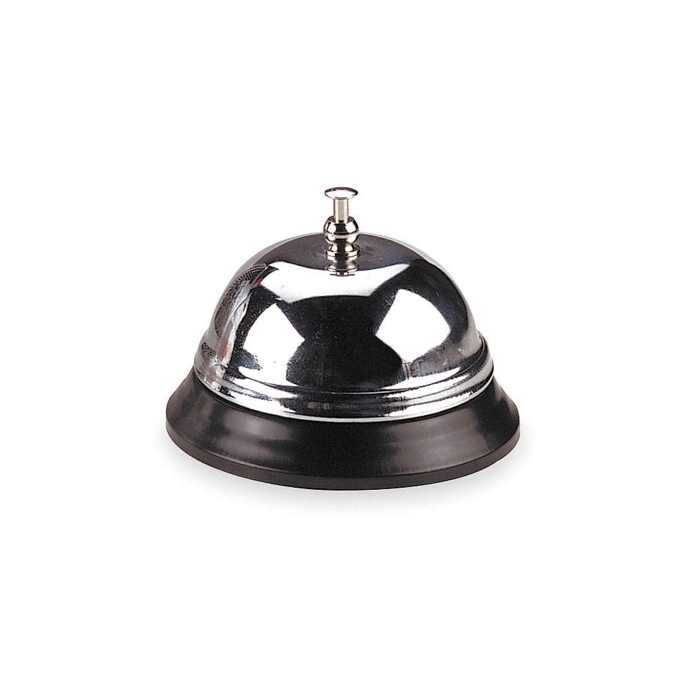 OFFICEMATE 93671 Call Bell,Nickel,3 3/8 Diameter 2NRU6