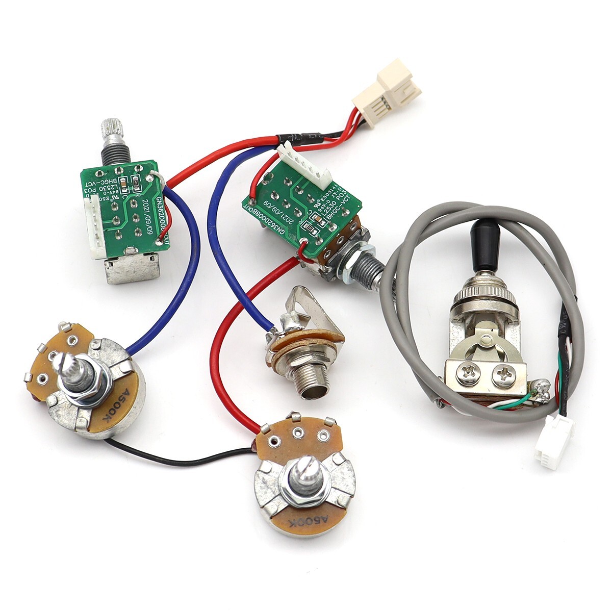 Electric Guitar Pickup Pro Bucker Wiring Harness Push Pull Pots For EPI LP SG