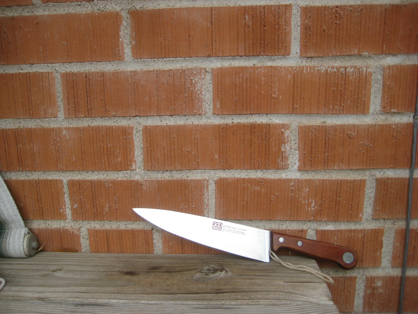 1970s Vintage 8" Blade *** OXFORD HALL *** High Carbon Chef Knife JAPAN