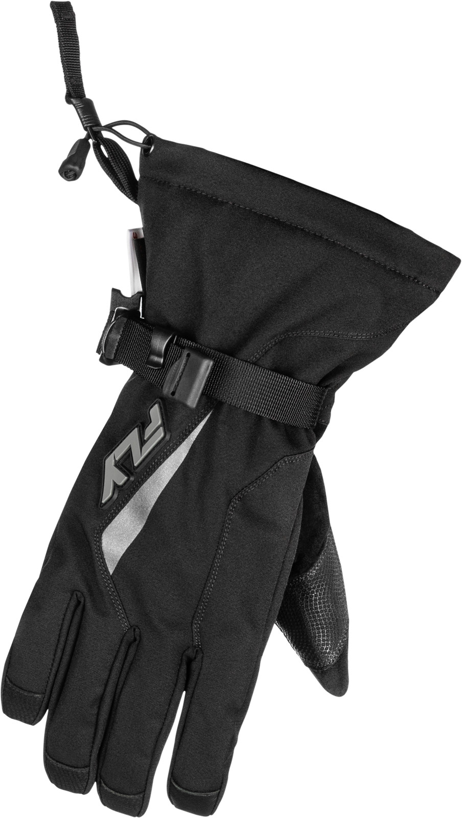 FLY RACING - Title Gauntlet Gloves Black/Grey 3X | 371-06043X