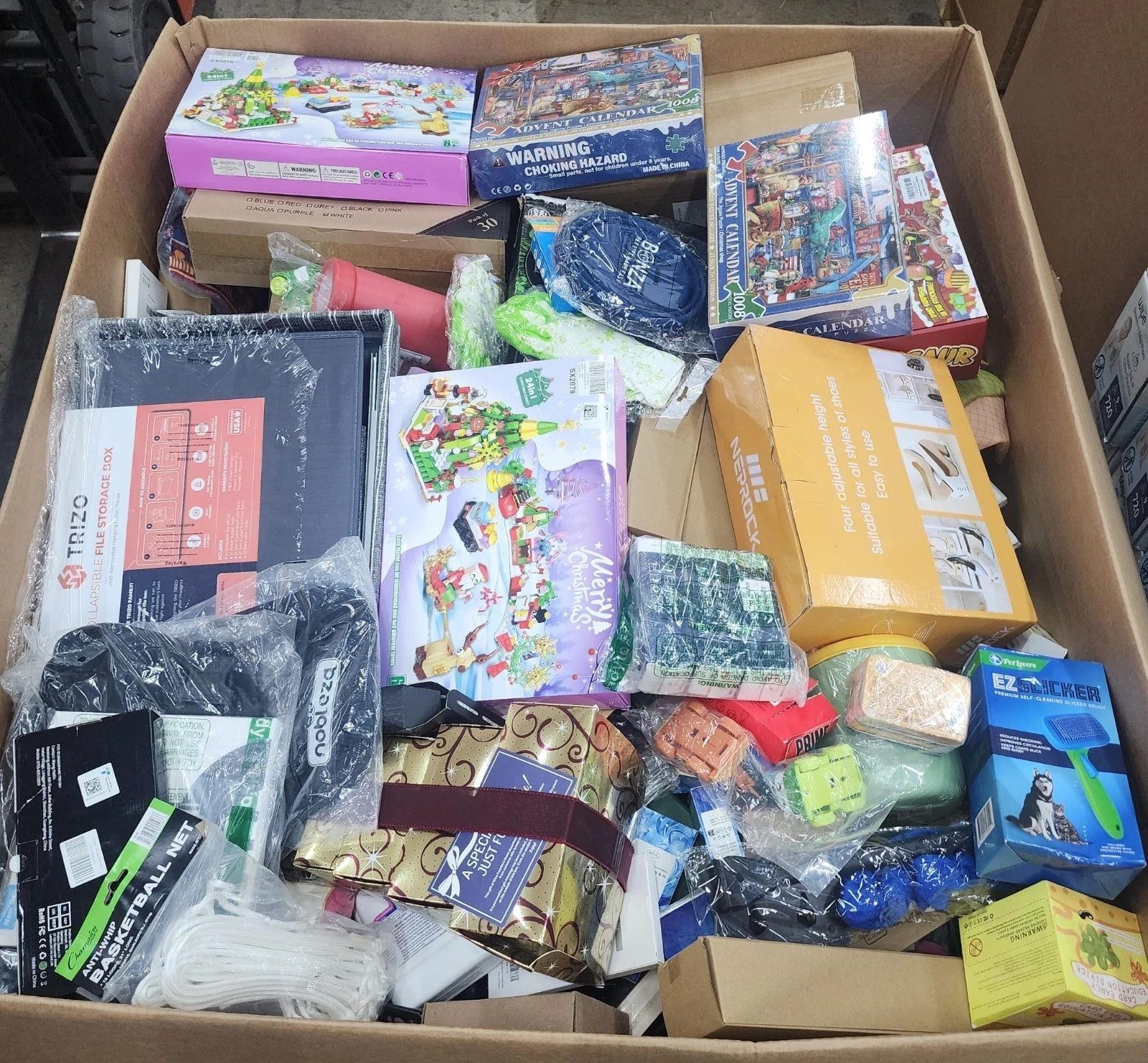 New liquidation retail mystery box from Home Goods and Target. Medium.