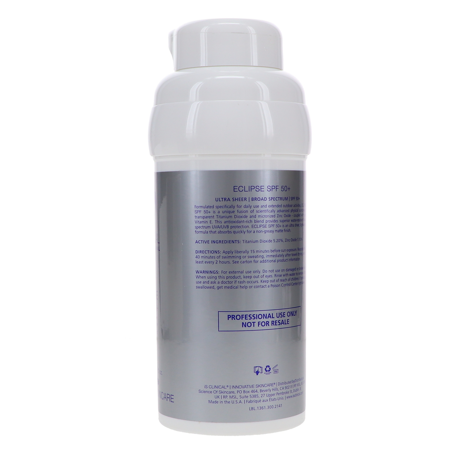 iS Clinical Eclipse SPF 50+ 10 oz