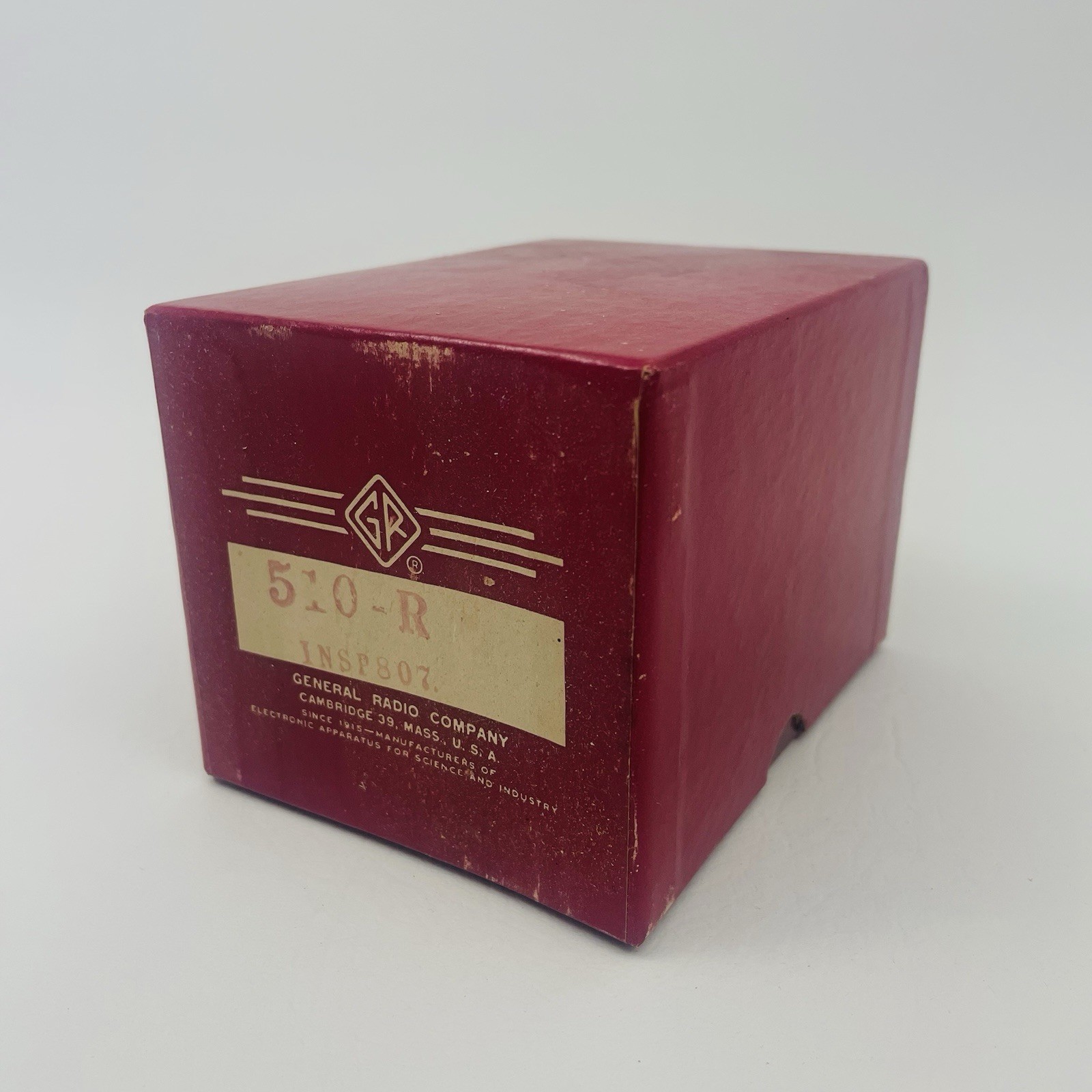 Vintage General Radio 510-R Decade Resistance Unit Box